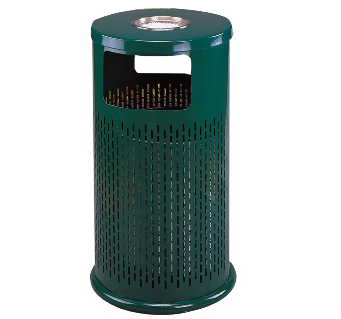 山東圓形果皮箱，東營廣場(chǎng)垃圾桶