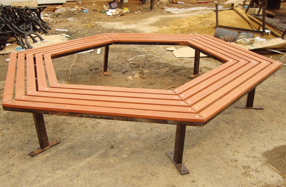 東營(yíng)圍樹(shù)椅定做，青島公園椅